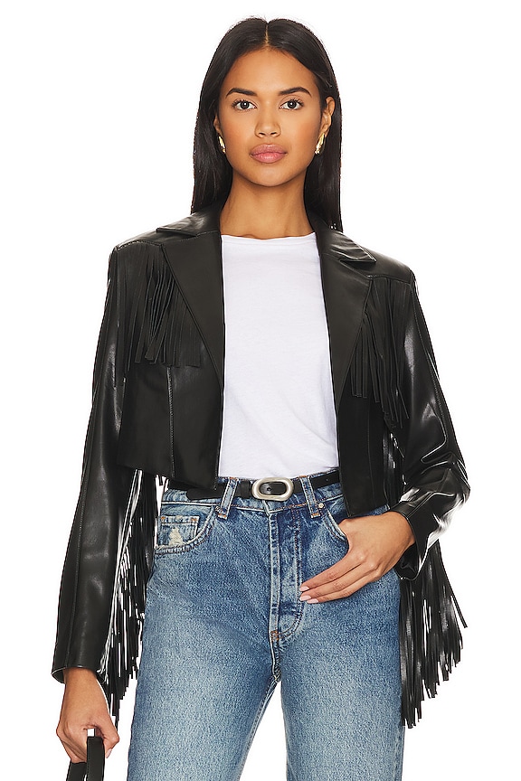 view 2 of 5 x REVOLVE Yanni Cropped Jacket in Black