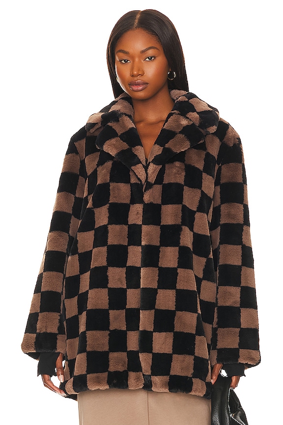 view 2 of 5 ABRIGO BARRERA in Brown & Tan