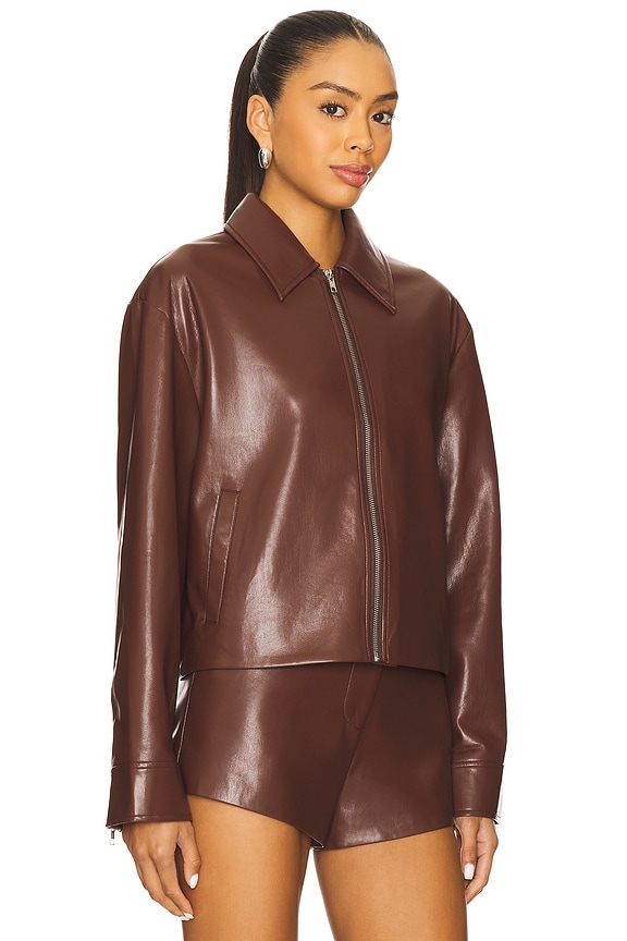 House of Harlow 1960 x REVOLVE Rapha Faux Leather Jacket in