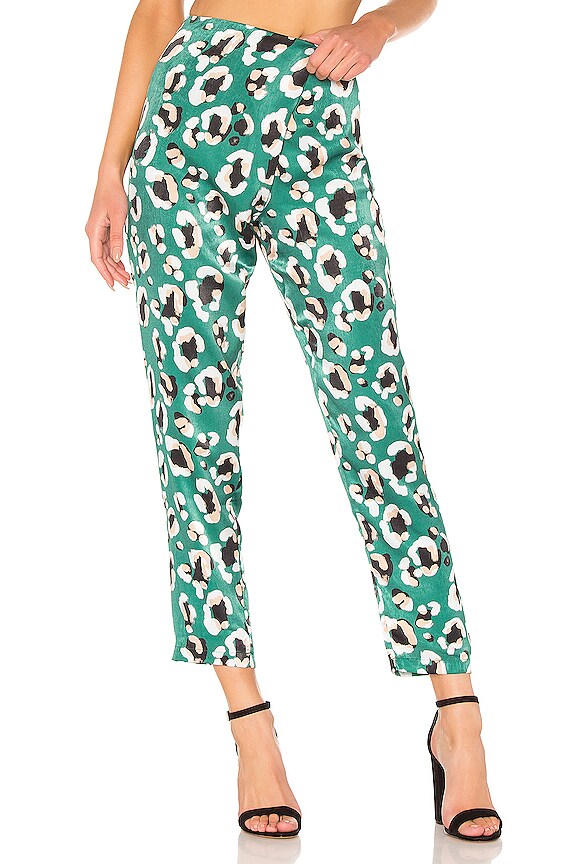 view 1 of 4 x REVOLVE Odel Pant in Green Leopard