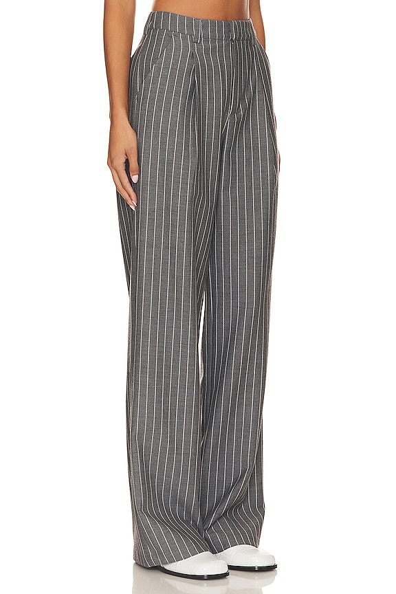 view 2 of 5 x REVOLVE Marichelle Pant in Grey Lurex Stripe