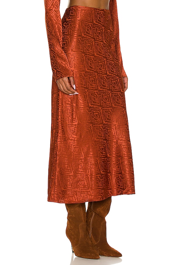 view 2 of 4 x REVOLVE Magda Skirt in Rusty Brown