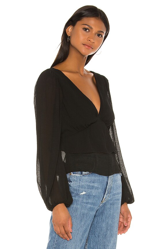 view 2 of 5 x REVOLVE Ilaria Blouse in Noir