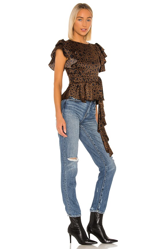 view 2 of 3 x REVOLVE Andreea Top in Noir Abstract