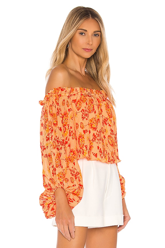 view 2 of 4 x REVOLVE Kirsi Top in Orange Floral
