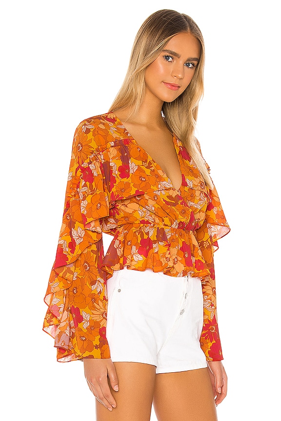 view 2 of 4 x REVOLVE Makana Blouse in 70s Floral Multi