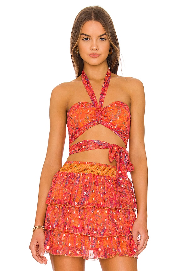 view 1 of 5 x REVOLVE Tammy Top in Pink Paisley Multi