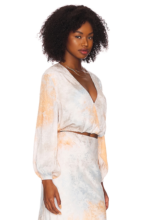 view 2 of 4 x REVOLVE Joelle Blouse in Orange Tie Dye Multi