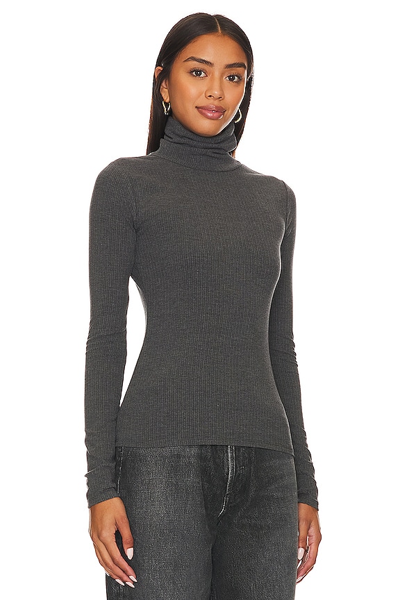 view 2 of 4 СВИТЕР С ВОРОТНИКОМ ПОД ГОРЛО GOLDIE in Charcoal