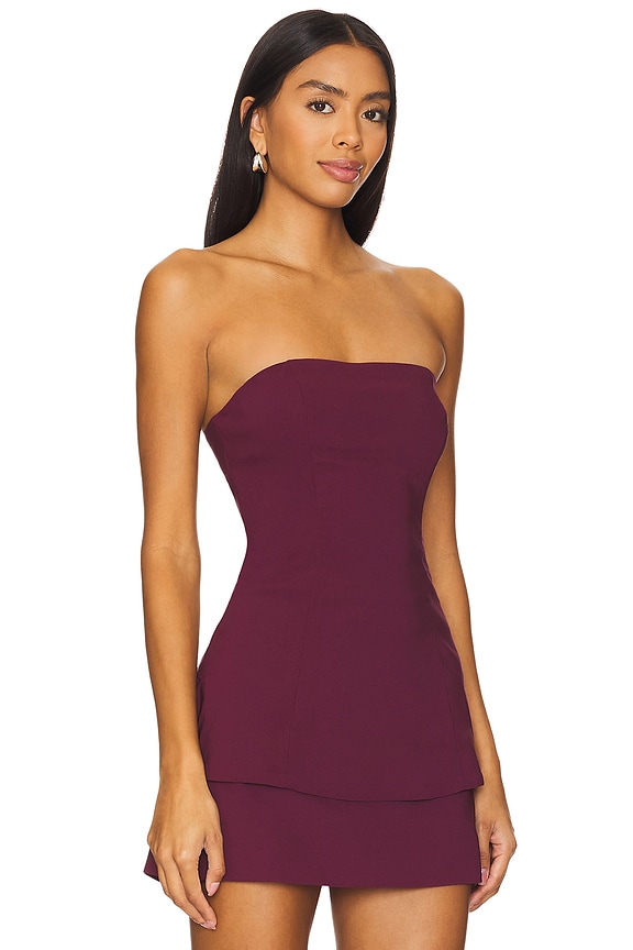 view 2 of 4 x REVOLVE Samia Top in Burgundy