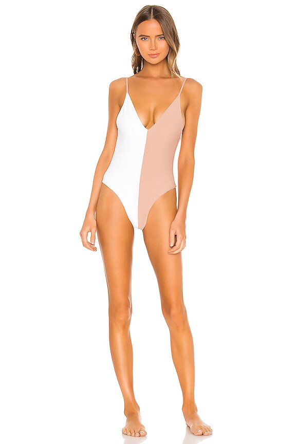 view 1 of 3 x REVOLVE Pi One Piece in Nude & White