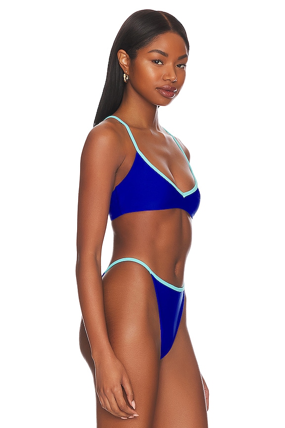 view 2 of 4 ZYLA 탑 in Blue & Teal