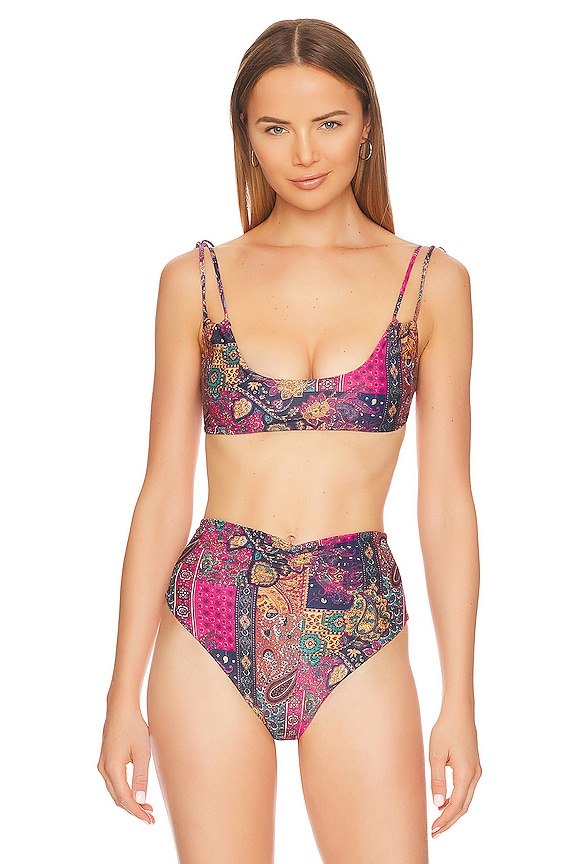 view 1 of 4 x REVOLVE Indra Top in Multi Patchwork