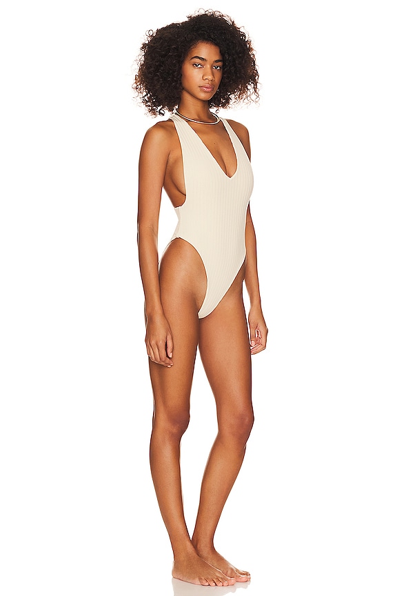 view 2 of 3 MAILLOT DE BAIN 1 PIÈCE LUMI in Cream