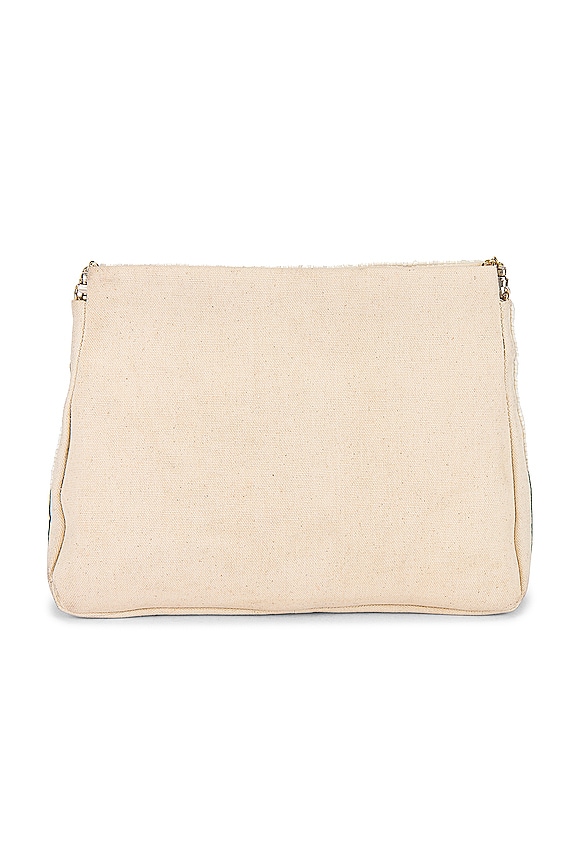view 2 of 5 x REVOLVE Doria Clutch in Natural & Green