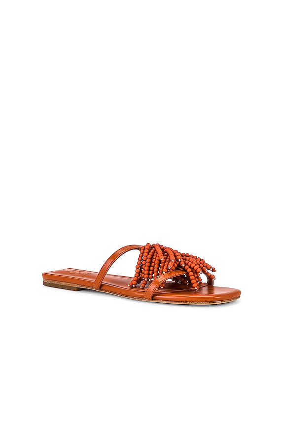 view 2 of 5 x REVOLVE Beaded Flat Sandal in Burnt Ochre