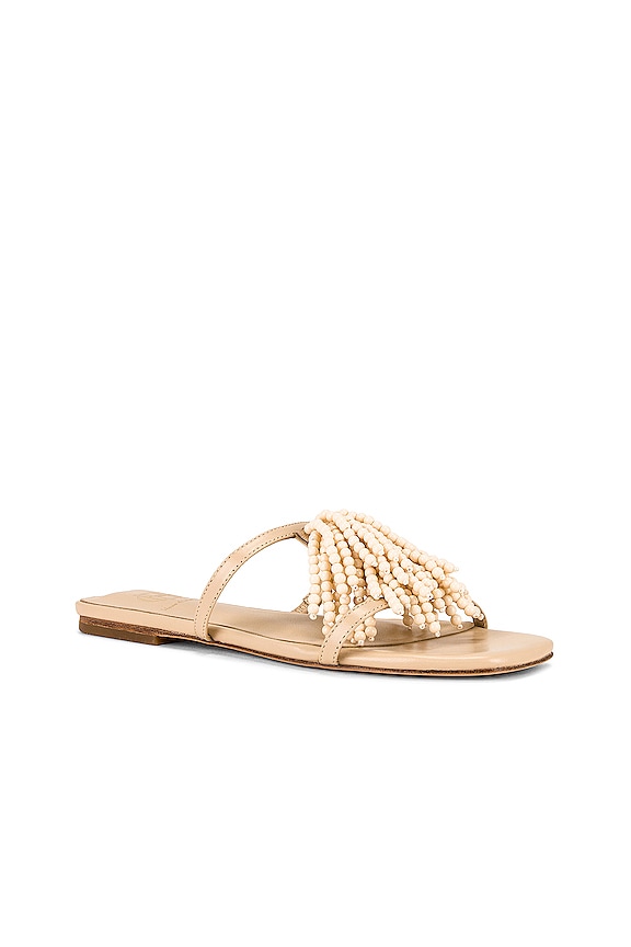view 2 of 5 x REVOLVE Beaded Flat Sandal in Cream
