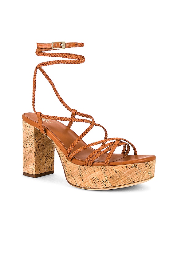 view 2 of 5 x REVOLVE Braided Gladiator Platform in Rust