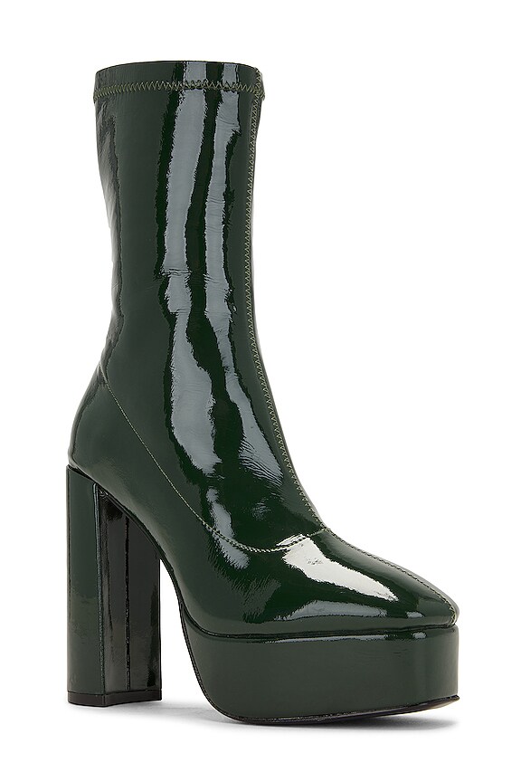 view 2 of 5 САПОГИ AURA in Dark Green