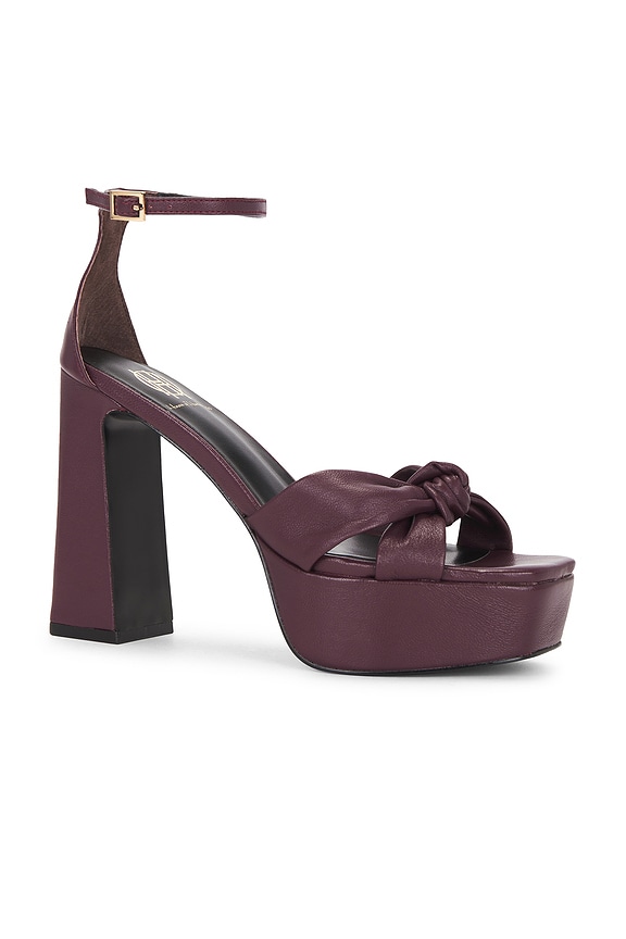 view 2 of 5 x REVOLVE X Revolve Jin Platform in Burgundy