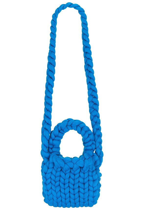 view 2 of 5 COLOSSAL 니트 크로스바디 백 in Blue