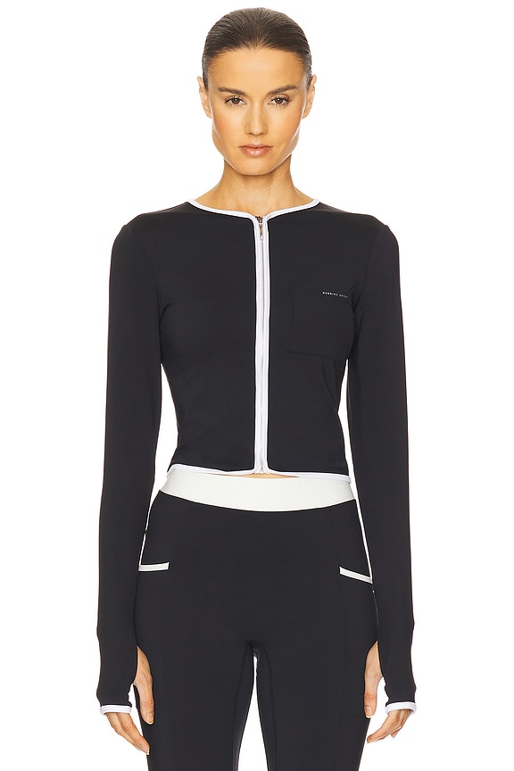 view 1 of 4 Skylar Jacket in Black & White