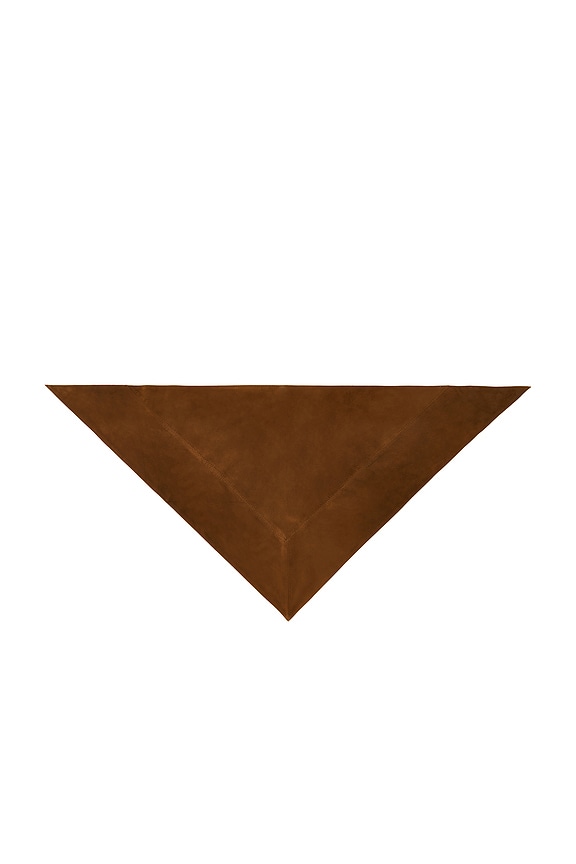 view 2 of 3 Suede Bandana in Cognac
