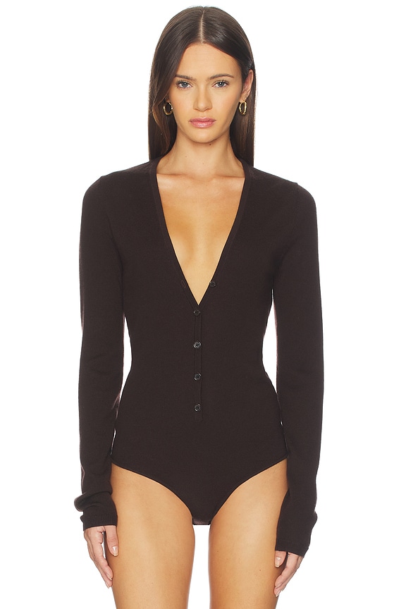 view 2 of 5 GILET GIGI in Mahogany