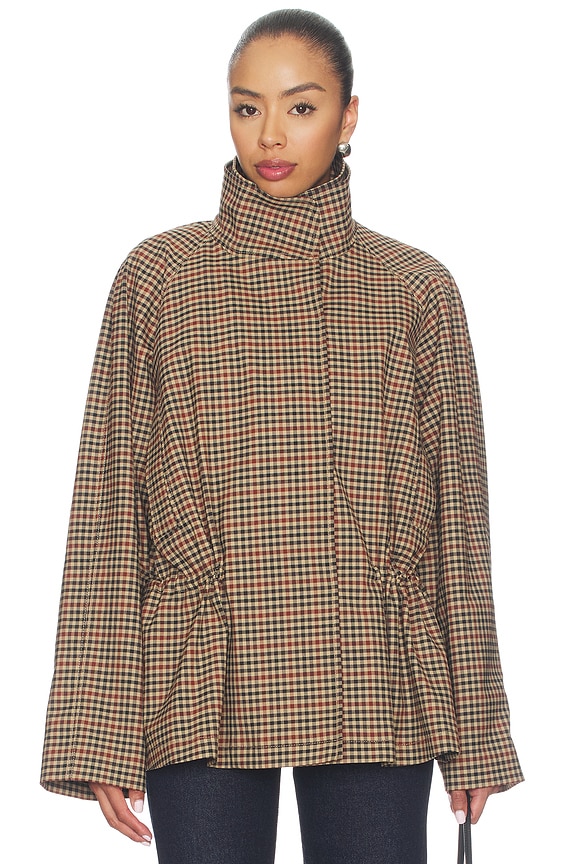 view 2 of 6 Leigh Jacket in Gun Checks