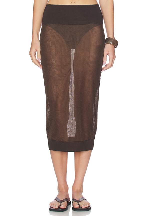 view 1 of 6 Buster Skirt in Java Brown