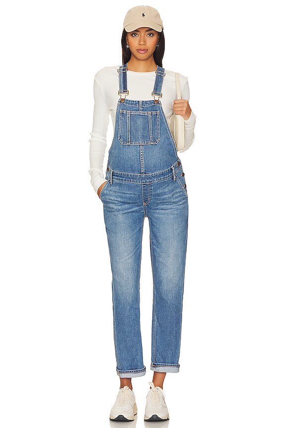 view 2 of 4 マタニティ・オーバーオール in Indigo