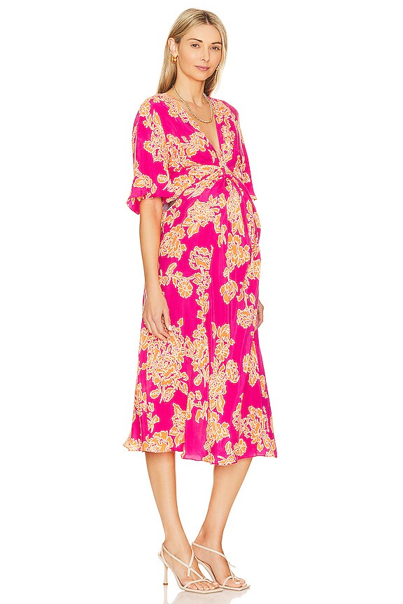view 2 of 3 ROBE THEA in Fuchsia Floral