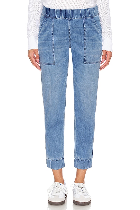 view 2 of 4 Kit Maternity Denim Jogger Jeans in Faded Indigo