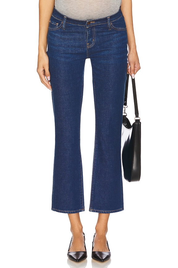 view 2 of 6 The Straight Leg Maternity Jeans in True Blue