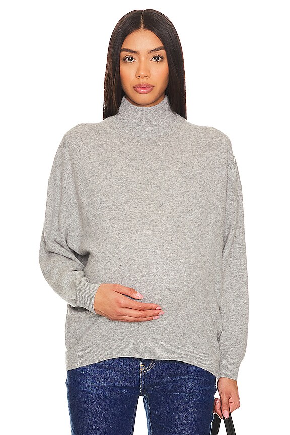 view 2 of 5 СВИТЕР ESTELLA in Heather Grey Melange