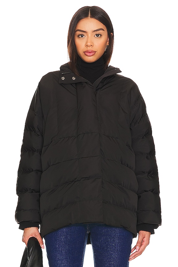 view 2 of 5 The Puffer Maternity Coat in Black