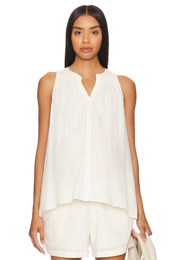 view 2 of 5 The Cassie Halter Top in Vanilla