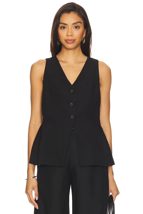 view 2 of 4 The Nadia Vest in Black