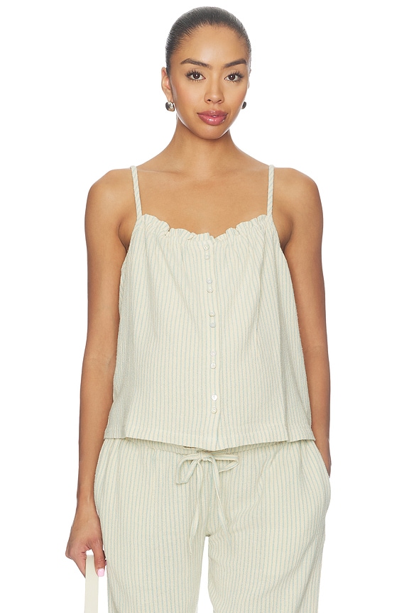view 2 of 6 NURSING TOP THE ISLA  in Natural & Blue Stripe