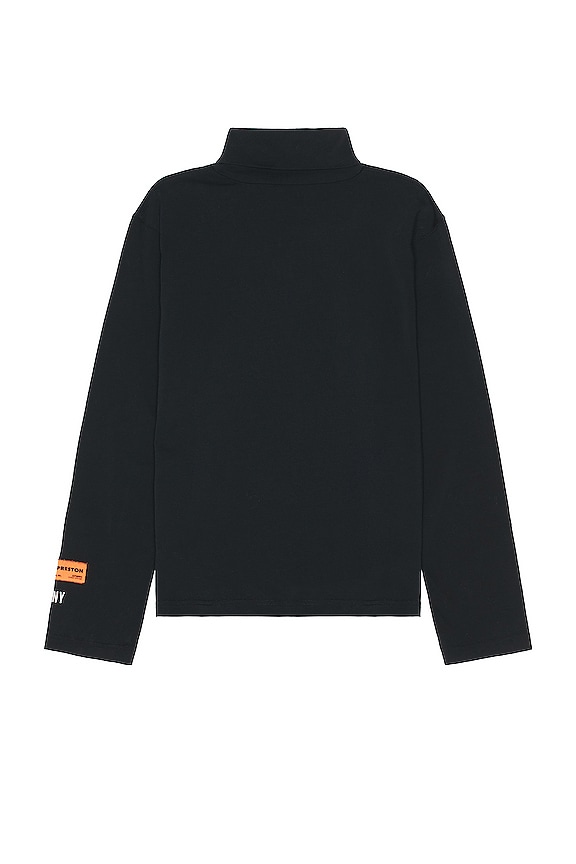 view 2 of 4 Hpny Emb Rollneck Tee in Black & White