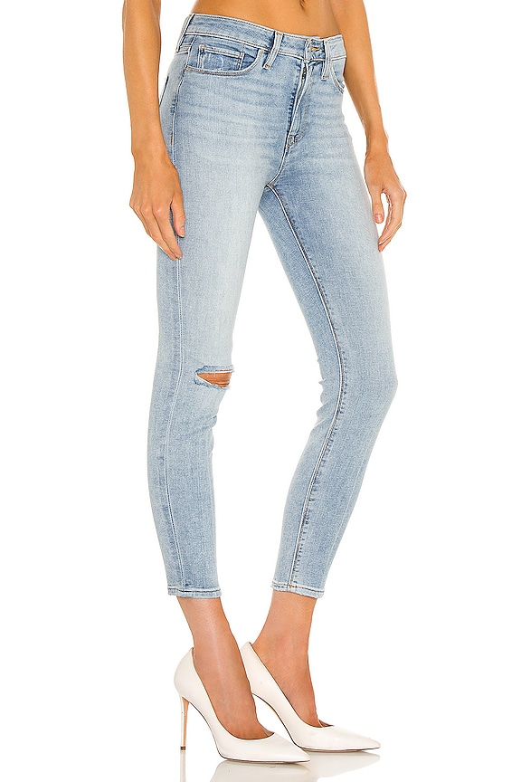 view 2 of 4 Barbara High Waist Super Skinny Crop in Baby Face