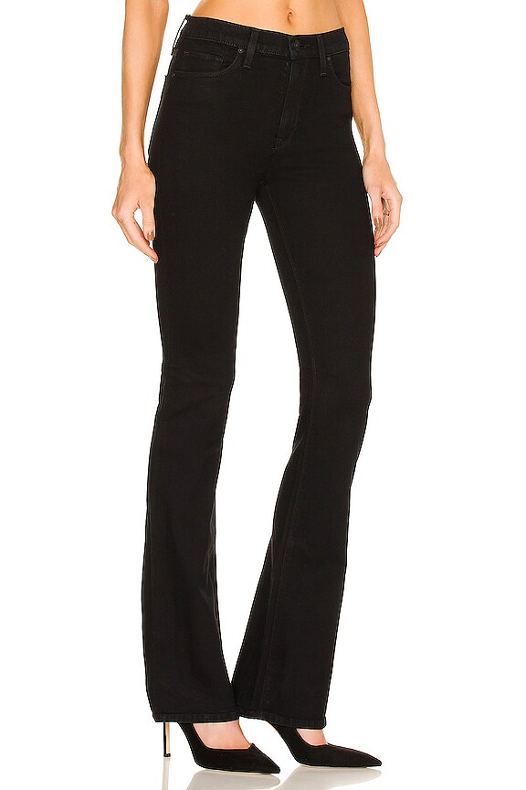 view 2 of 4 ДЖИНСЫ-КЛЁШ HIGH WAIST in Black