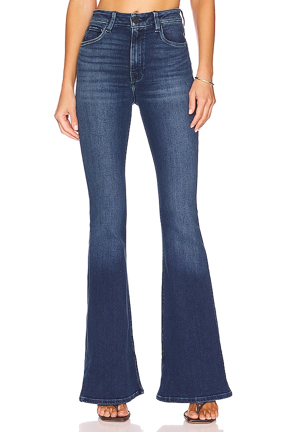 Hudson Jeans Holly High Rise Flare in Deep Waters | REVOLVE