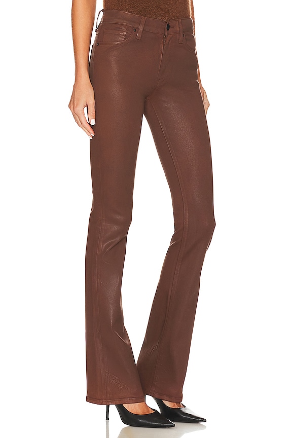 view 2 of 4 Barbara High Rise Bootcut in Coated Tortoise