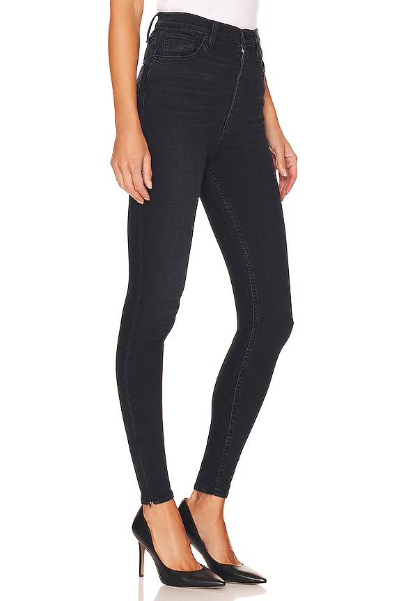 view 2 of 4 JEAN SKINNY CENTERFOLD in Shady Noir