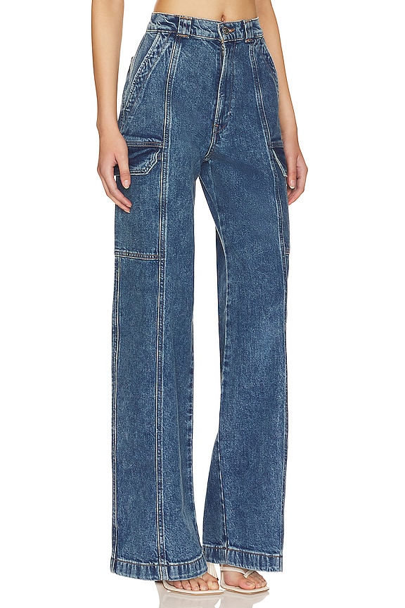 view 2 of 4 High Rise Wide Leg Cargo in Light House