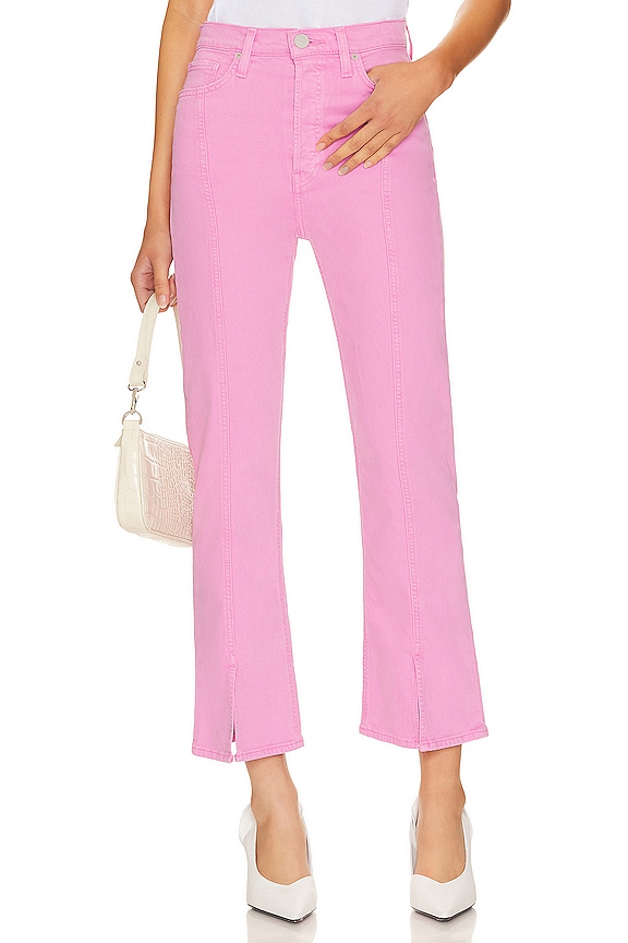 Hudson Jeans Faye Ultra High Rise in Fuchsia Pink | REVOLVE