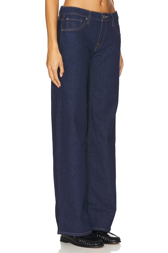 view 2 of 6 CALÇA RETA CINTURA MÉDIA SOLTINHA KELLI in Denim Rinse