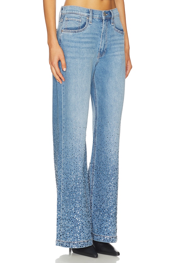 view 2 of 6 Jodie Loose Wide Jeans in Blue Crystal