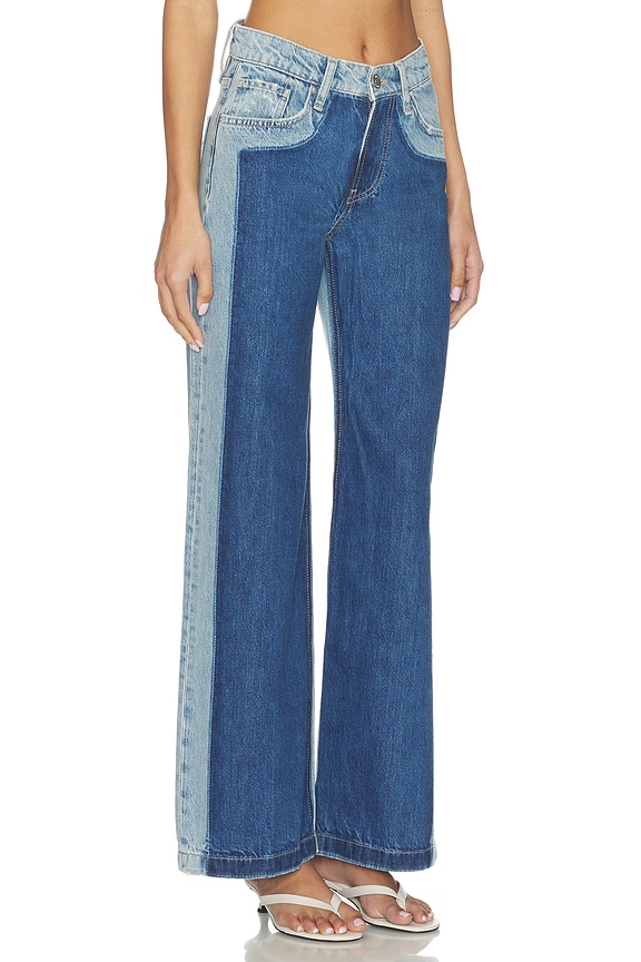 view 2 of 6 Rylee Low Rise Loose With Patch Jeans in Double Take